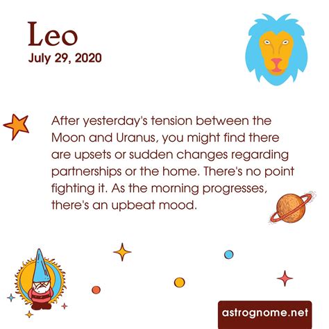 July 29 Horoscope
