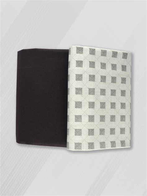 Ramraj Men Cotton Printed Shirting & Suiting Gift Box KK102