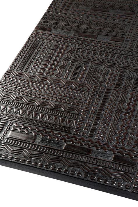 Ancestors Coffee Table - Hand Carved Mango Wood Table India – Lakkadhaara