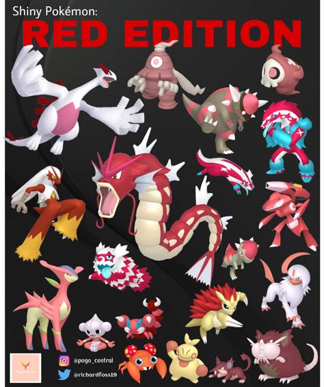 Red Colored Pokemon