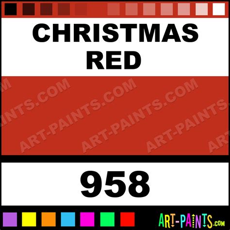 Christmas Red Folk Art Acrylic Paints - 958 - Christmas Red Paint ...