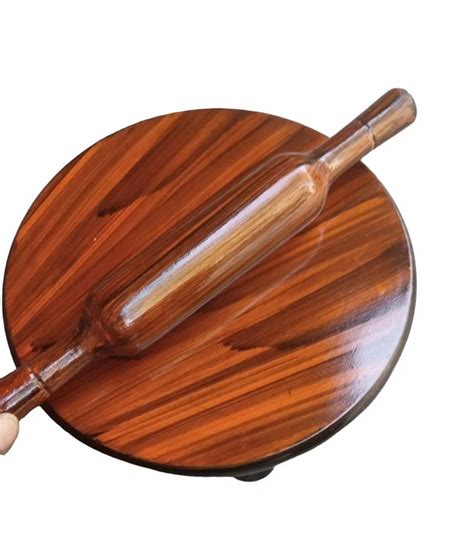 Wooden Chakla Belan - Premium Wood Polpet Chakla for Effortless Rolling ...