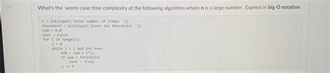 Image result for Time Complex Analysis Algorithm in the Form of Worst Case Graph
