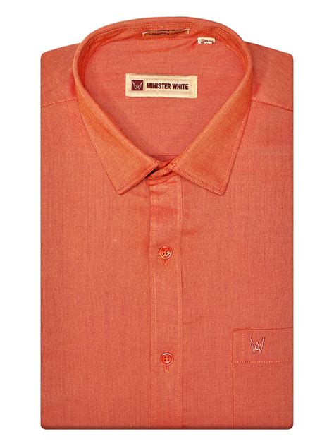 Men Cotton Orange Color Matching Shirt and Dhoti Combo Hazel ...