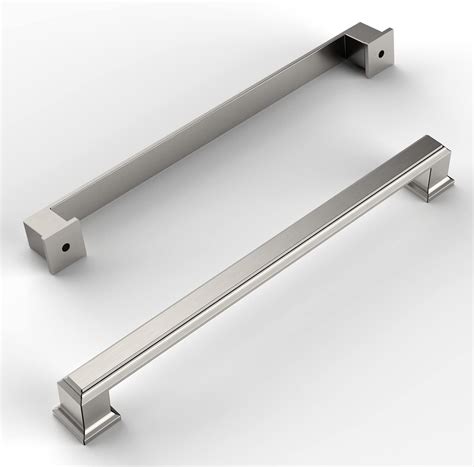 Amerdeco 6 Pack Brushed Satin Nickel Cabinet Pulls 7-1/2 Inch(192mm ...