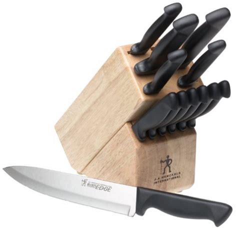 J.A. Henckels International Everedge 13-Piece Knife Set with Bonus Cheese Knife - Camp Stuffs