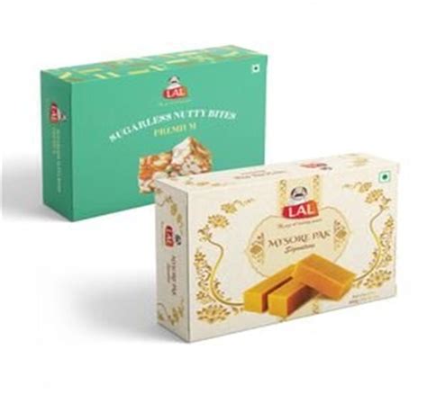 Buy Combo of Mysore Pak(400g) & Nutty Bites(400g) Online from Lal ...