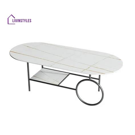 Ranya Stainless Steel Frame Coffee Table for Living Room – LivIn Styles