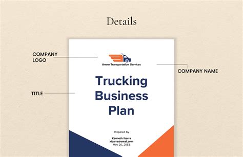 Trucking Company Business Plan 的图像结果