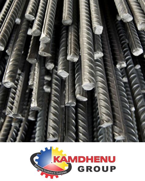Fe-500 Grade Kamdhenu TMT Bar-8mm at best price -BuildersMART