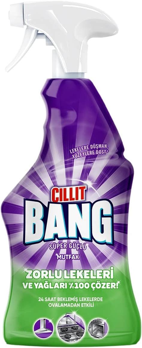 Cillit Bang Super Strong Kitchen Cleaner Oil and Lime Remover Spray ...