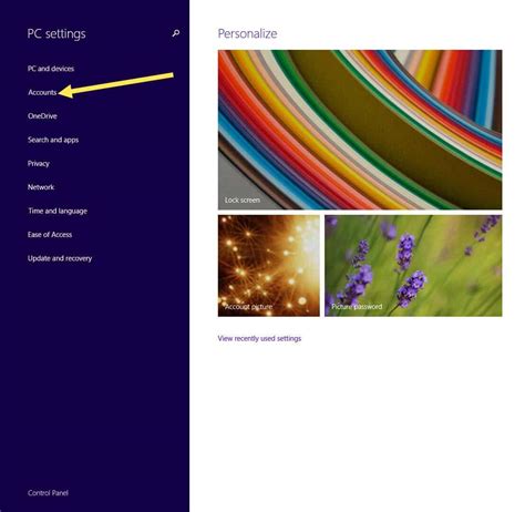 Image result for Windows 8 Pro Change Password