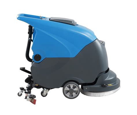 Kr-Xs50d 50L Hand Push Floor Cleaning Equipment Semi-Auto Single Brush ...