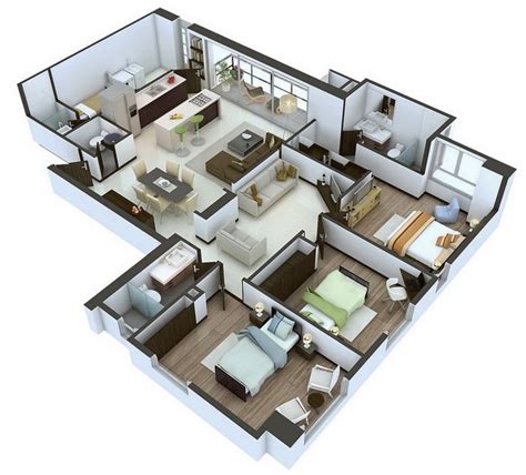 Apartment 120 sq. meters by M2 Design Studio | HomeDSGN | House plans ...