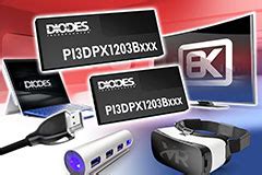 PI3DPX1203B Linear Redriver - Diodes Incorporated | DigiKey