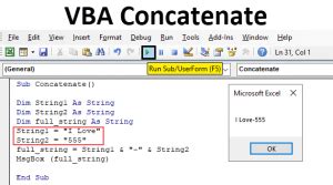 String Concatenation VBA 599CD Copy Text 的图像结果