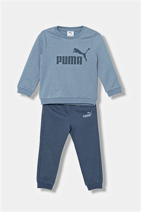 Puma dres niemowlęcy MINICATS ESS Crew Set FL INF kolor niebieski ...