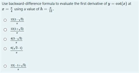 Backward Difference Formula 的图像结果