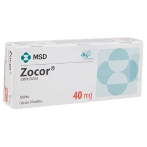 Zocor 40 mg Tablets