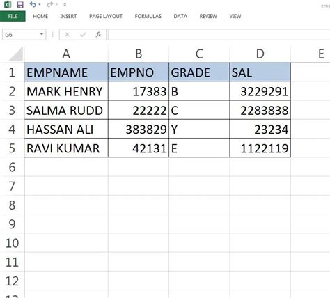 Image result for Oracle Table Data