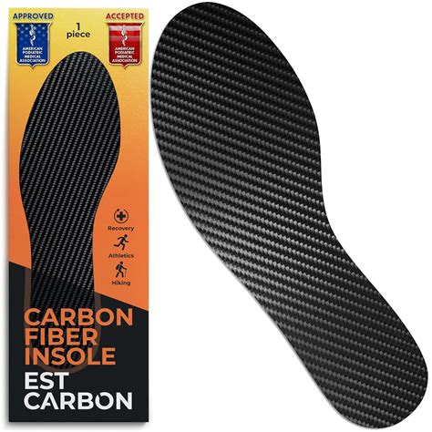 ESTCARBON Carbon.Ee Fiber Insole,Rigid,Shoe Insert 260Mm Eu39(10.24 ...