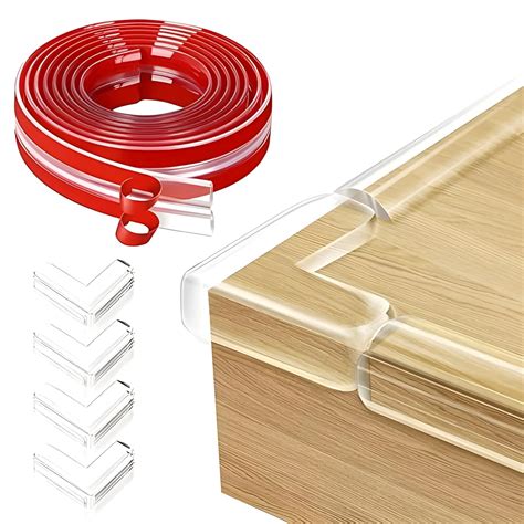 TOP-TIER TOOLS Silicone Edge Protector Strip & 4 pcs Corner Protector ...