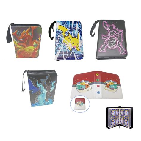 400 Pokemon Cards Holder Album Binder Zipper Album Game Card Book ...