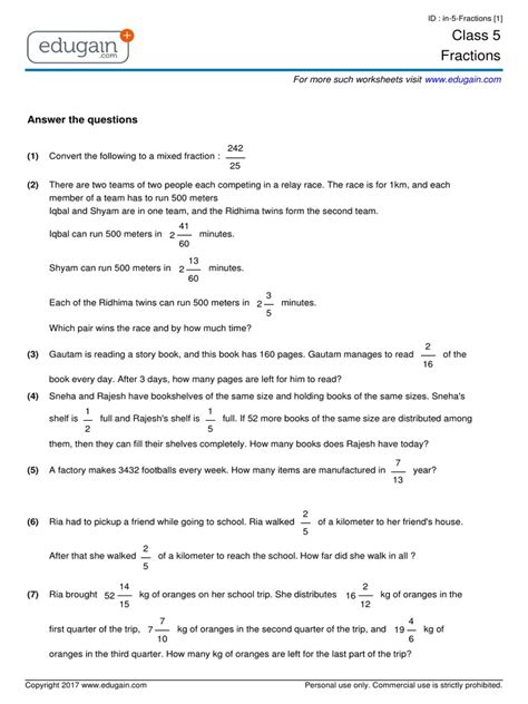 Image result for Fraction Model for Class 5