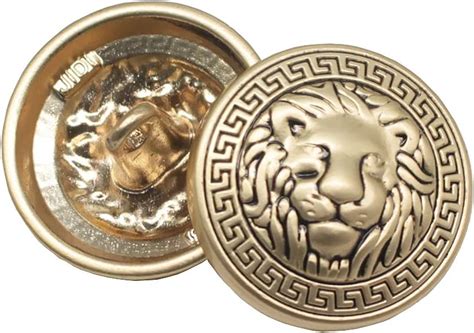 MebuZip 17 Pieces Lion Gold Metal Blazer Button Set India | Ubuy