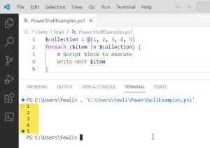 PowerShell Foreach or Foreach 的图像结果
