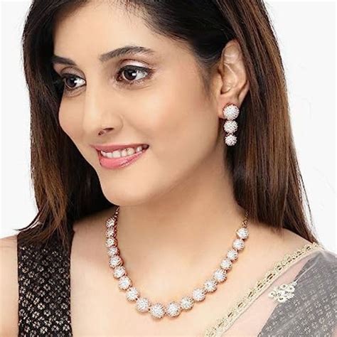 Enchanting American Diamond Necklaces That Are Trending | South Indian ...