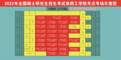 淮安市教育考试院 江苏省2022年全国硕士研究生招生考试淮安市考点考场平面示意图