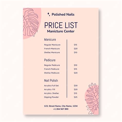 Pedicures And Manicures Price