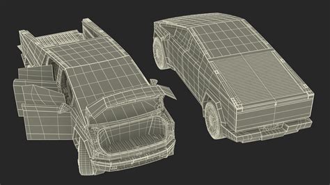 2024 Tesla Cybertruck Rigged for Maya 3D | 3D Molier International