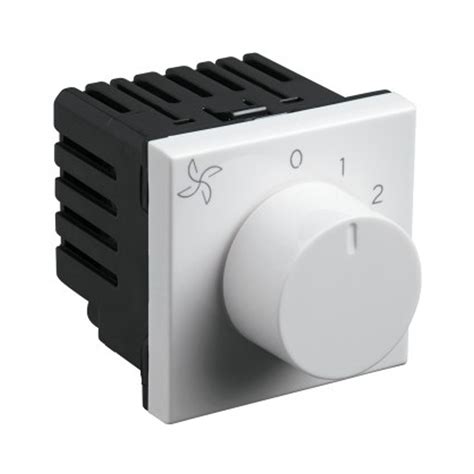 Legrand Myrius Fan step regulator 100W 2 module White | mykit | Buy ...