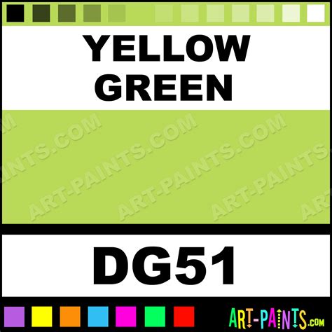 Yellow Green Ultra Gloss Stained Glass and Window Paints, Inks and ...