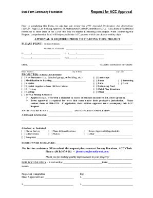 2017-2025 Form SC Snee Farm Community Foundation Request for ACC ...