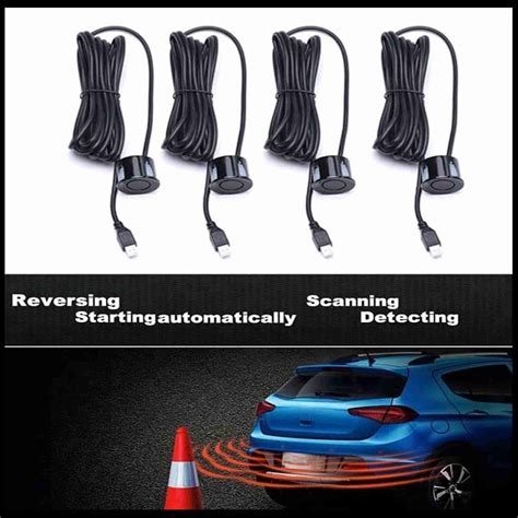 Biking Hub Universal 4-Black Reverse Parking Sensor-BH26N550 Universal ...