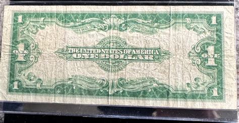 1923 SERIES U.S. LARGE HORSE BLANKET SIZE $1 DOLLAR SILVER CERTIFICATE ...