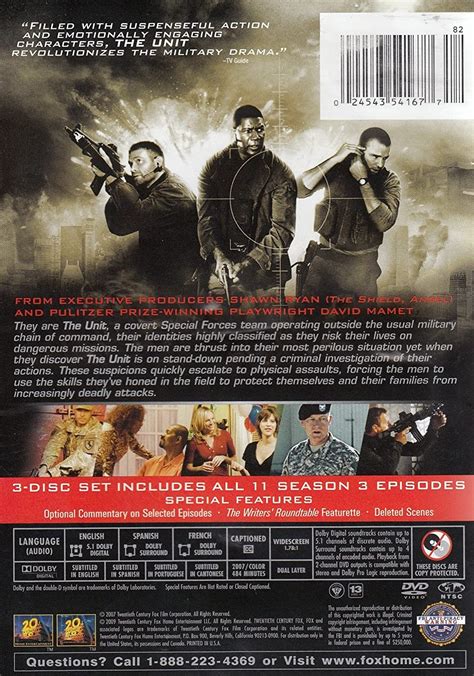 THE UNIT – SEASON 3 – America Dvd
