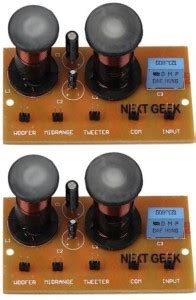 Universal 2PCS 3 way Hi-Fi Audio crossover Filters Speaker Electronic ...