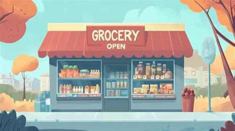Small Store Cartoon 的图像结果