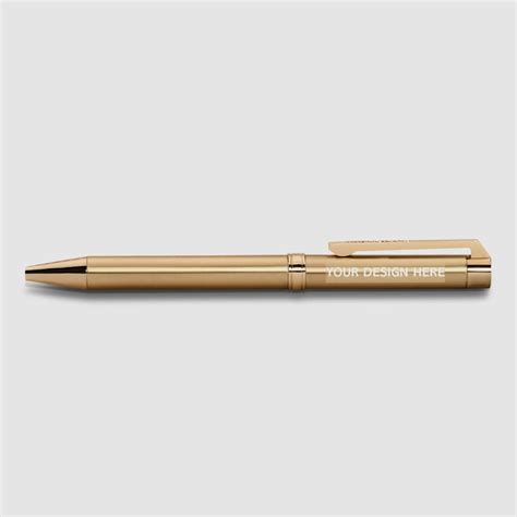 SwissBrand ® Glide Matte Gold Ball Pens | Vistaprint
