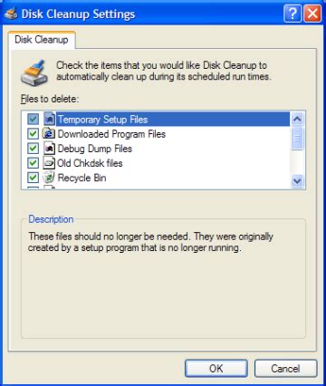Image result for Windows XP Disk Cleanup