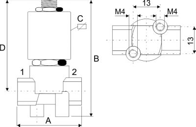Elektromagnenti Ventil TIP 62 3/2 NZ | Triem