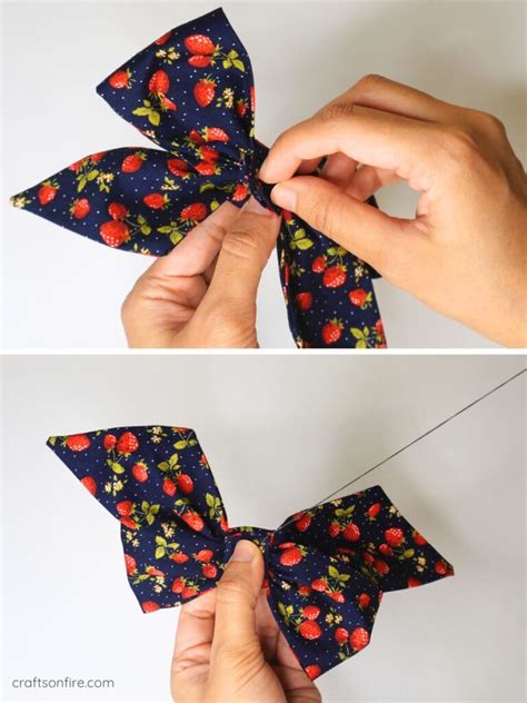 Image result for Cloth Bow Tutorial