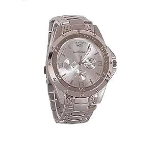 Buy MASTRENA Analog Platinum Case Men's Watch-MSG2520 at Amazon.in