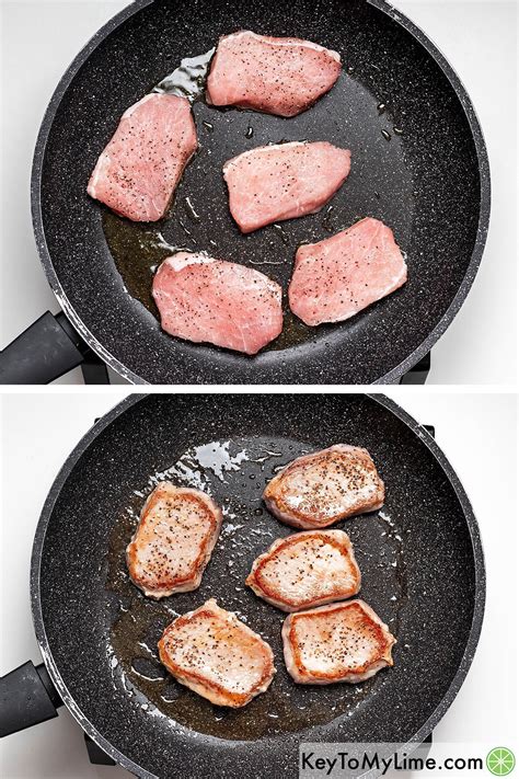 BEST Pork Chop Pasta {Creamy Garlic Sauce VIDEO} - Key To My Lime