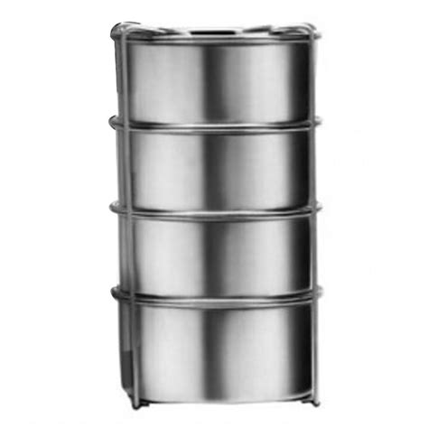 Buy Milton Thermosteel Hot Meal Container Lunch Box, Set of 4, Black ...