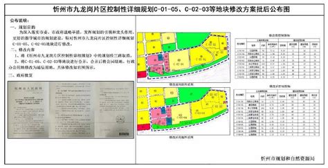 忻州市城乡建设开发有限公司忻师附中项目选址方案公示牌